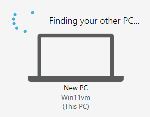 screen-capture of finding other PC screen in Transfer MyPC Enterprise application